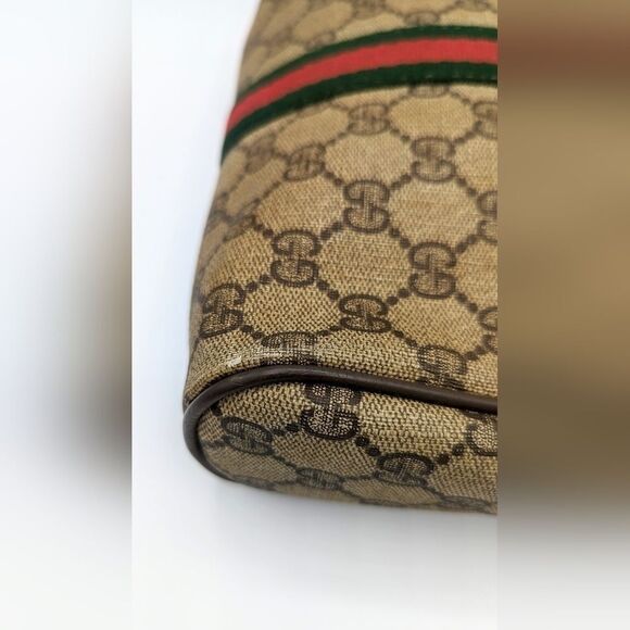 Gucci GG Canvas Web Sherry Line Clutch Bag - Picture 6 of 14